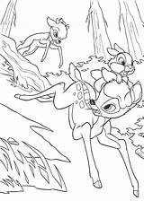 Bambi Coloring Pages Printable Disney Coloriage Kids Coloriages sketch template