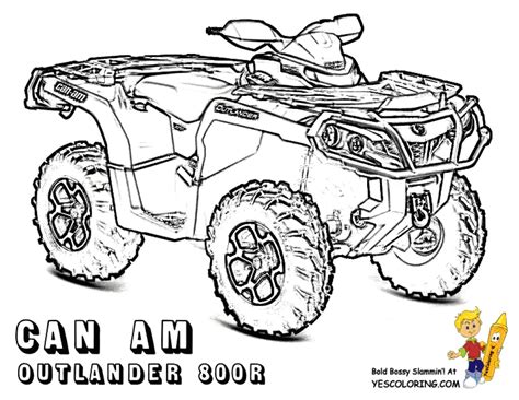 atv clipart coloring page atv coloring page transparent