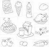Alimentos Nutritivos Maestras Jardineras sketch template