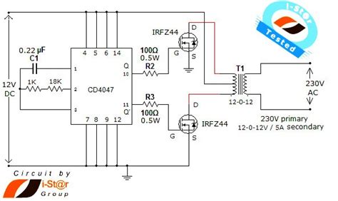 dc  ac inverter circuit diagram