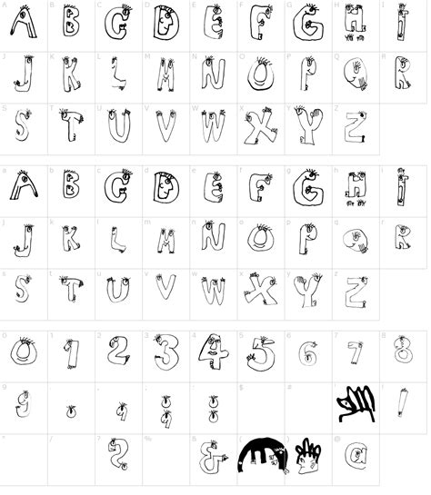 human abc font