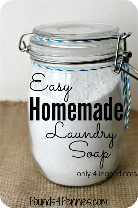 easy diy homemade laundry soap
