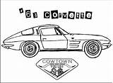 Coloring Pages Corvette Color Drawing Chevy Trucks Truck Getdrawings Coloringtop sketch template