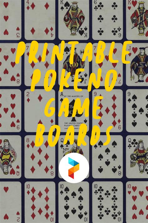 pokeno game boards    printables printablee