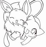 Eevee Mew Sylveon Leafeon Evolutions Albanysinsanity Getdrawings Getcolorings Colorin sketch template