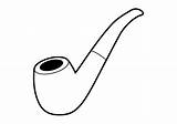Pipe Smoking Vector Outline Illustration Superawesomevectors Drawing Archive sketch template