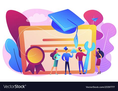 vocational education concept royalty  vector image
