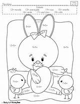 Easter Spanish Coloring Differentiated Subject Worksheets sketch template