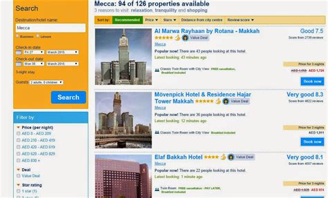 book hotel  bookingcom  umrah  saudi arabia