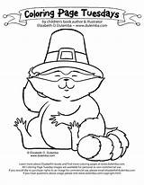 Coloring Pages November Thanksgiving Calendar Raccoon Printable Tuesday Color Dulemba Getcolorings sketch template