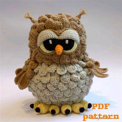 crochet pattern owl pattern amigurumi toy owl tutorial etsy canada