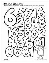 Number Scramble Worksheet Preschool Activity Worksheets Coloring Numbers Cleverlearner Activities Kindergarten Pre Math Children A4 Choose Board Scrambled Learning sketch template