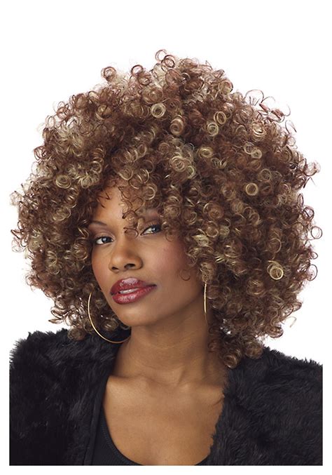 adult fine foxy fro wig