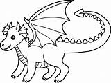 Dragon Coloring Pages Cute Kids Baby Scary Color Printable Print Wecoloringpage sketch template
