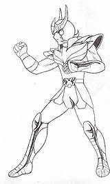 Seiya Saint Coloring Pages Ikki Related Posts sketch template