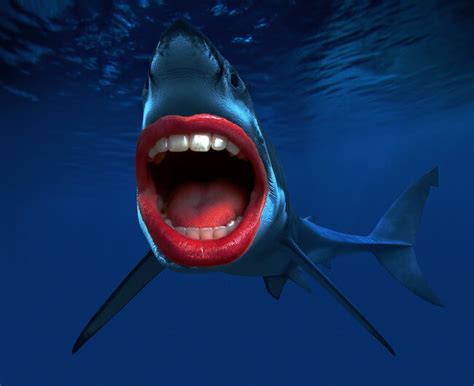 22 sharks with human teeth pictures that are just ridiculous
