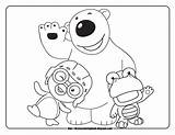 Pororo Coloring Pages Disney Penguin Little Kids Friends Crong Sheets Poby sketch template