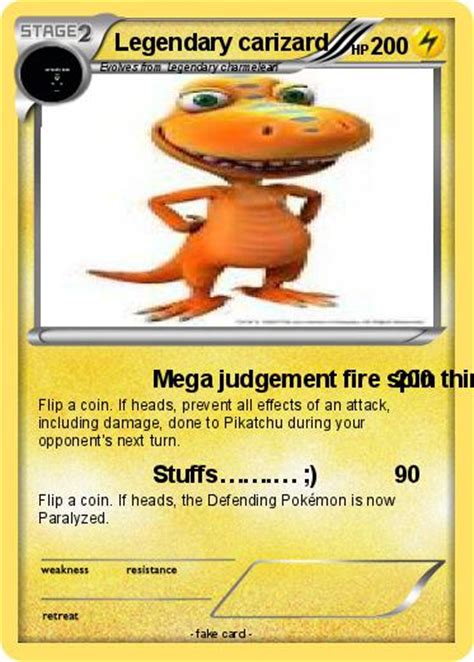 Pokémon Legendary Carizard Mega Judgement Fire Spin