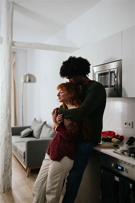 Interracial Couple At Home By Stocksy Contributor Kike Arnaiz Stocksy