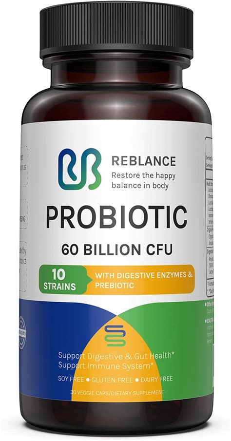 amazoncom probioticos de  mil millones de ufc   cepas probioticas reblance