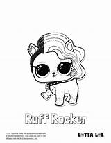 Rocker Mewarnai Ruff Lotta Getcolorings Kleurplaten Kleurplaat Pony sketch template