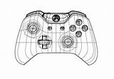 Controller Xbox Drawing Getdrawings sketch template