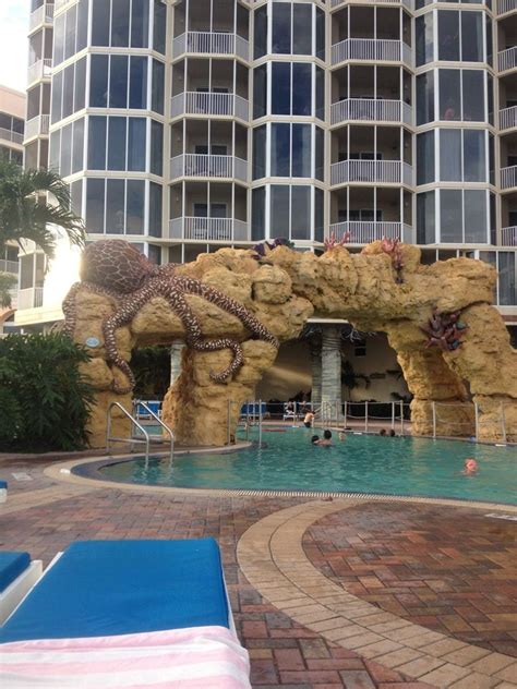 pink shell resort octopool vacation hotel resort pools  resorts