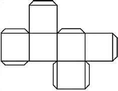 cube template  gambar