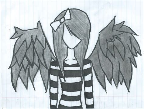 Sad Angel Drawing At Getdrawings Free Download