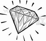 Diamond Easy Drawing Cool Doodle Drawings Coloring Simple Pages Tumblr Sketch Designs Gem Vector Luxury Draw Minecraft 3d Shape Diamonds sketch template