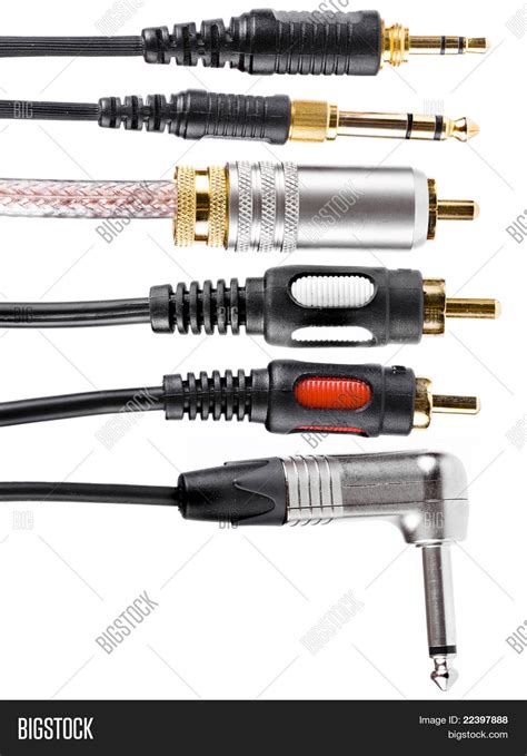 types audio cable image photo bigstock