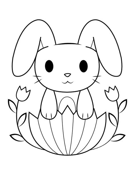 printable easter bunny coloring page bunny coloring pages