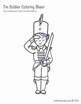 Coloring Soldier Tin Sheet Solider Photoshop Holidays Enjoy Happy Little Made sketch template