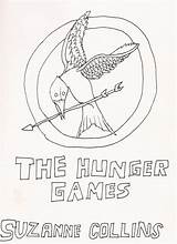 Hunger Games Mockingjay Sketch Coloring Pages Template sketch template