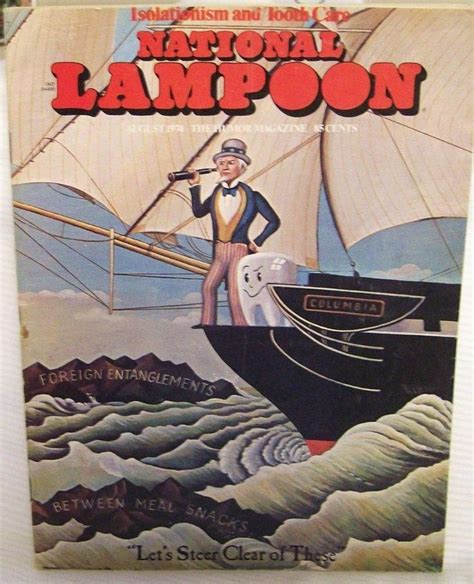 Vintage National Lampoon Magazine August 1974 Isolationism