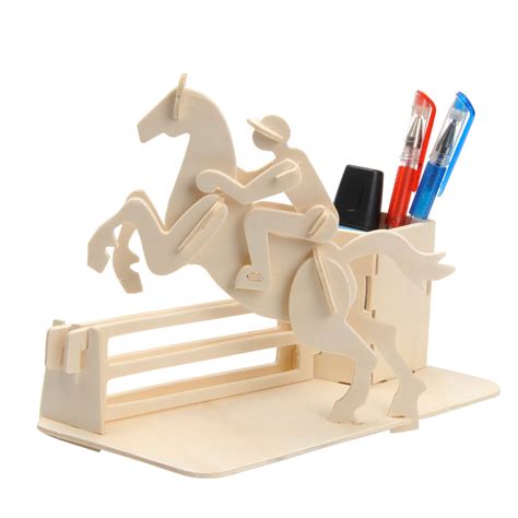 houten bouwpakket pennenbakje paardrijden  kopen lobbesnl