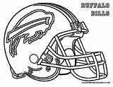 Coloring Nfl Pages Football Helmet Logo Teams Buffalo Printable Logos Sports College Drawing Outline Helmets Cowboys Colts Dallas Bay Print sketch template
