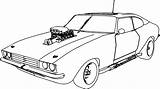 Coloring Pages Nova Chevy Car Classic Cars Getcolorings Muscle Printable Color sketch template