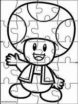 Mario Bros Puzzles Jigsaw Coloring Printable Kids Cut Pages Super Da Bacheca Scegli Una Colorare Megnyitás Puppet Getdrawings Drawing sketch template