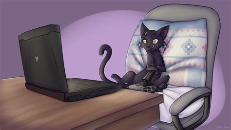 gamer cat weasyl