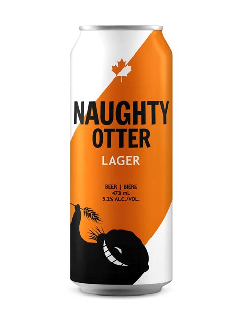 runner naughty otter lager 473ml can