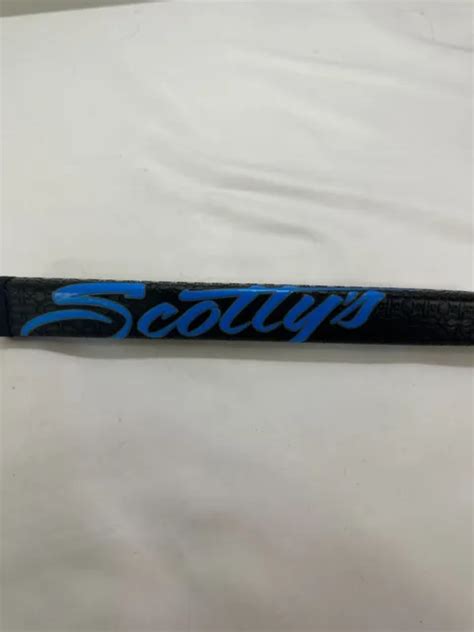 scotty cameron custom shop black blue paddle putter grip large size   picclick