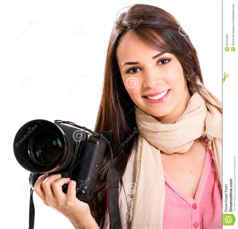 Female Photographer Stock Images Image 29741084