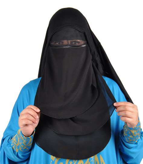Niqab Gesichtsschleier Schwarz Hijab Online Kaufen Egypt Bazar Shop