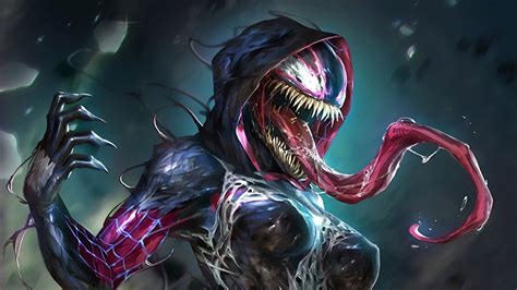 art lady venom hd superheroes  wallpapers images backgrounds