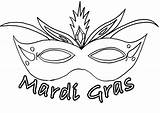 Mardi Gras Mask Coloring Masquerade Clip Pages Template Clipart Masks Printable Drawing Color Kids Gas Cashier Getdrawings Ball Getcolorings Clipground sketch template