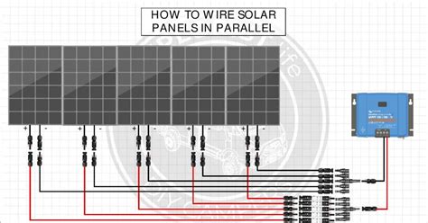 solar panel series wiring diagram wiring solar panels  parallel  solar panel wiring