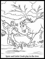 Pages Coloring Spirit Cimarron Stallion sketch template