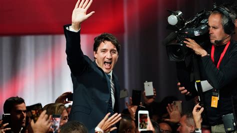 justin trudeau wins second term but loses majority in canada election