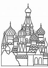 Russie Coloriage Cathnounourse Russe Moscou Palacio Orientalische Stadt Maternelle Russland Cathedrale Tagebuch Dessin Russische Autour Basile Malen Hundertwasser Coloriages Jener sketch template